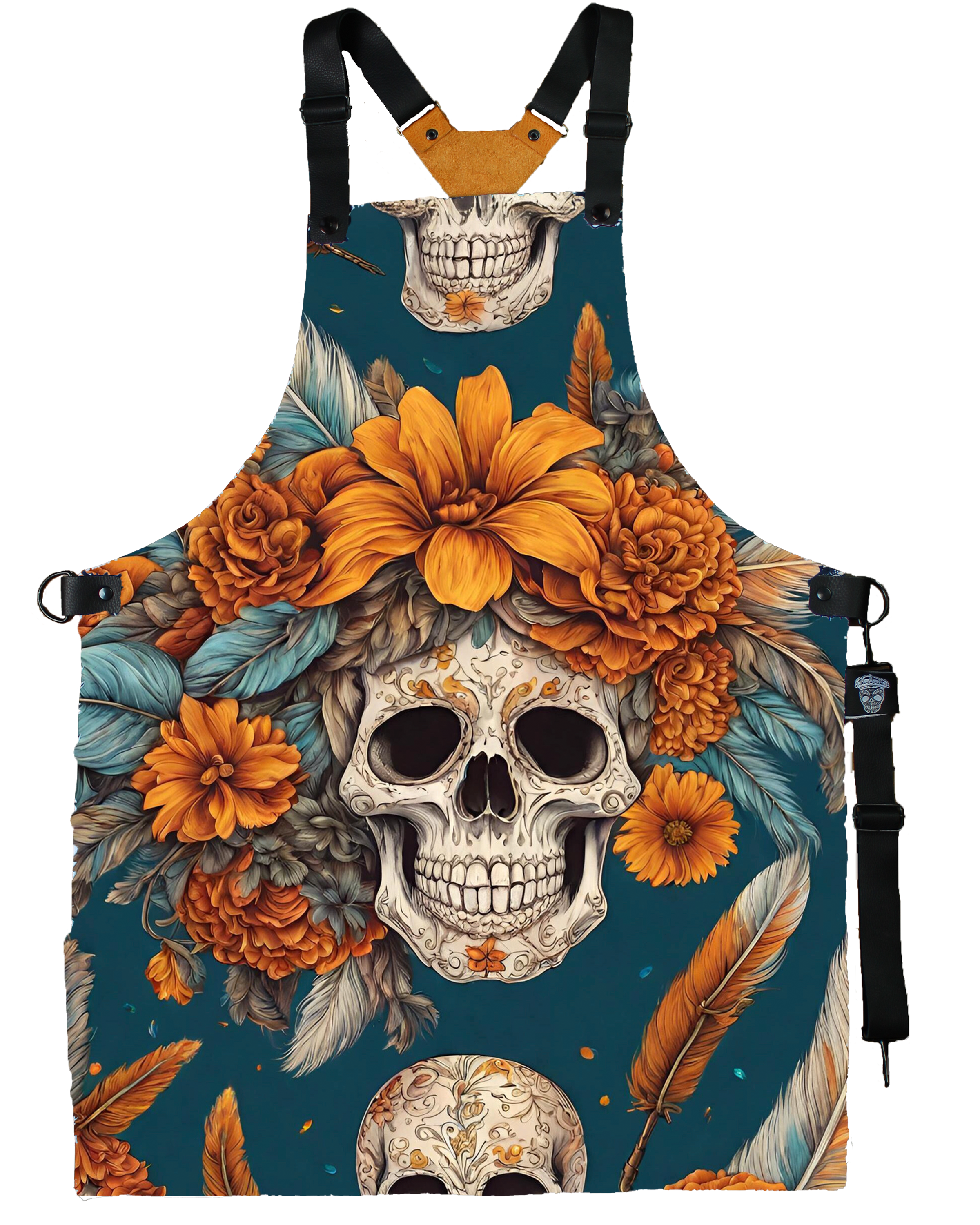 Catrina and cempasúchil